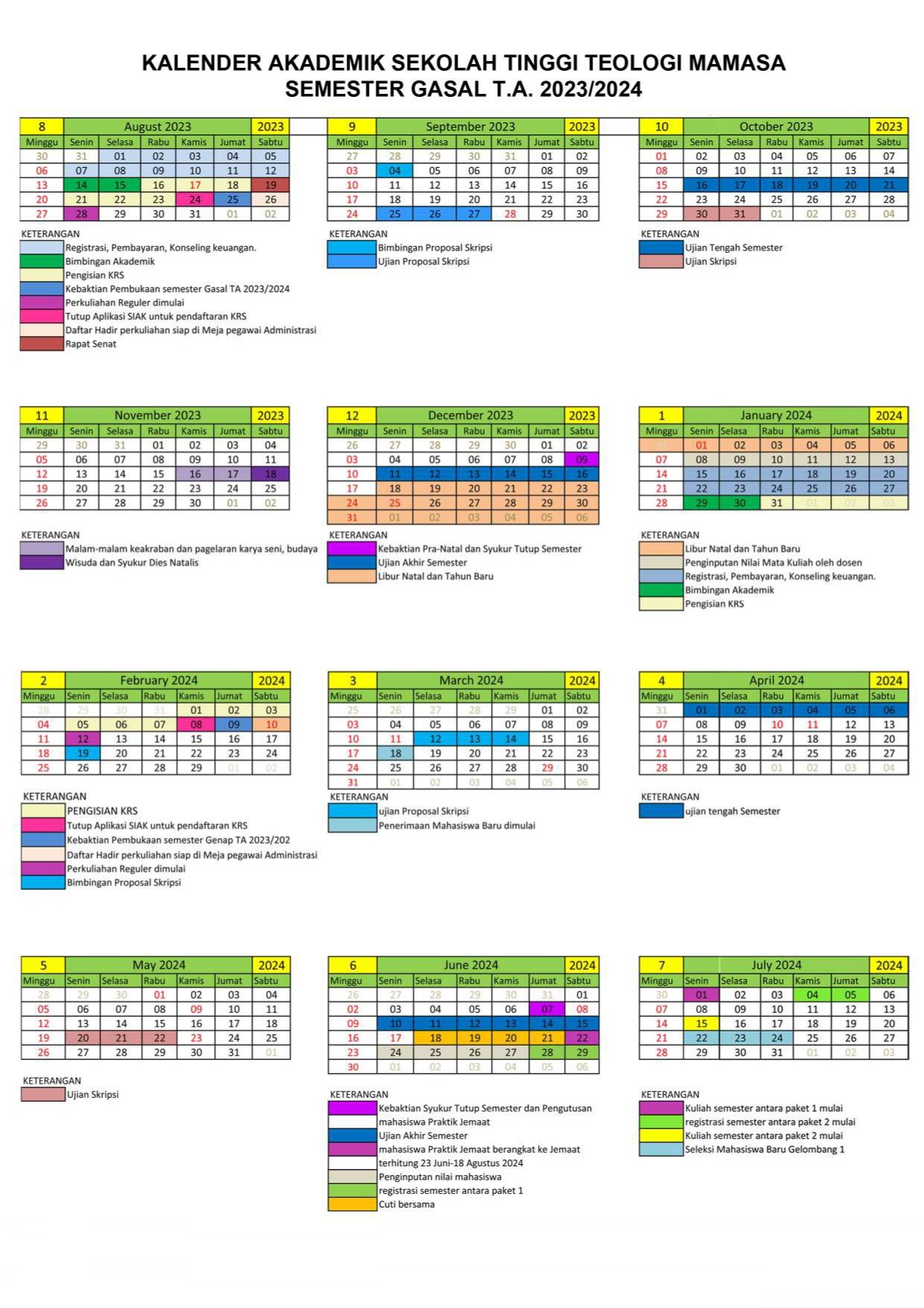 kalender akademik